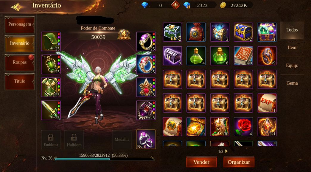 Casal Lv 36 50k Wartune Ultra (Legend Online)