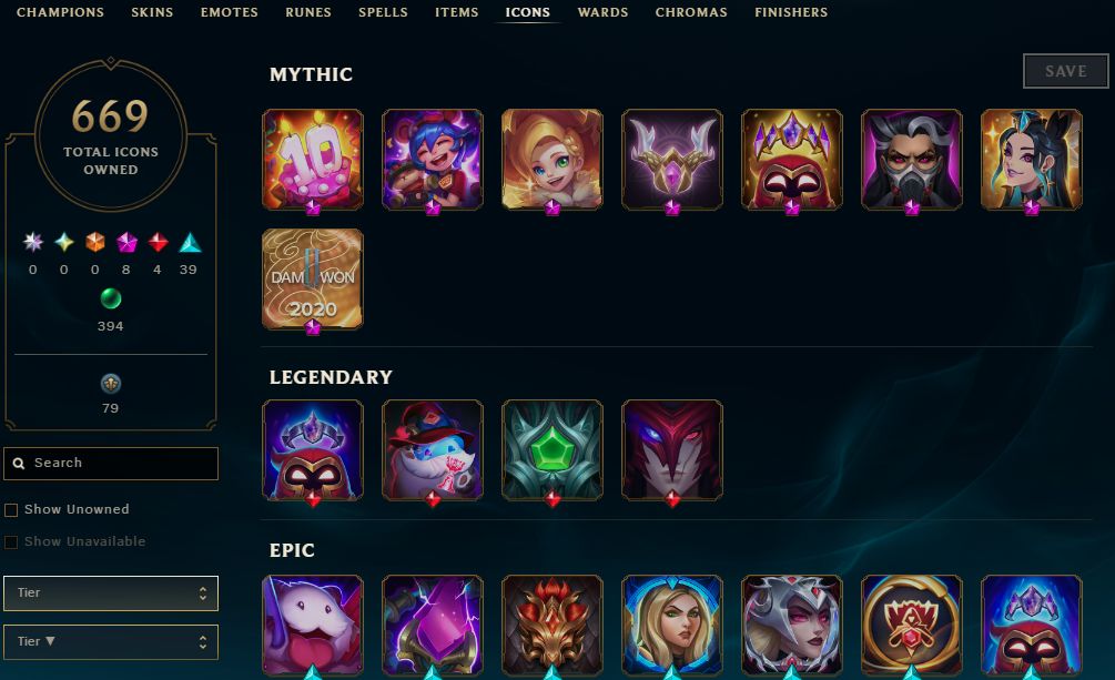 333 SKINS, 293 CHROMAS - CONTA DE LEAGUE OF LEGENDS