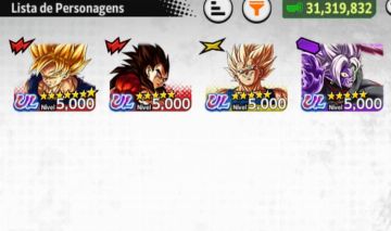 Conta Dragon Ball legends com 3 ultras e 13 lfs