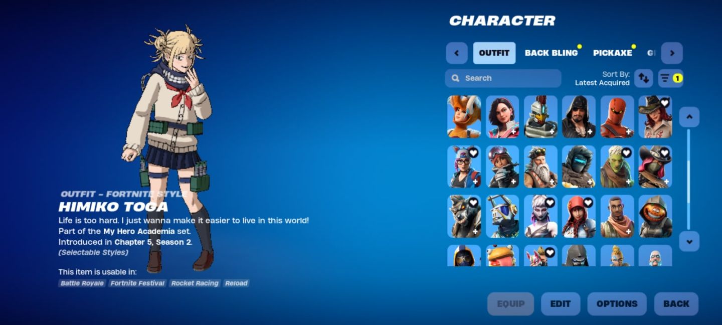 CONTA FORTNITE OG (CAP 1) | 49 SKINS + HIMIKO TOGA + JUICE WRLD | NEGOCIAVEL