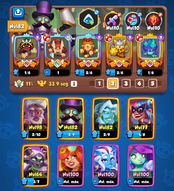 CONTA RUSH ROYALE TOP