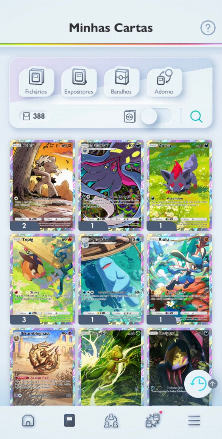Conta TCG Pocket, +15k de cartas e diversas cartas meta (Ler a descrição)