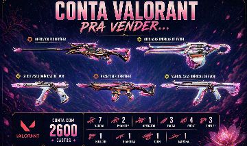 CONTA VALORANT 2600 GASTOS COM 26 SKINS + PASSES - CONTA DIMA