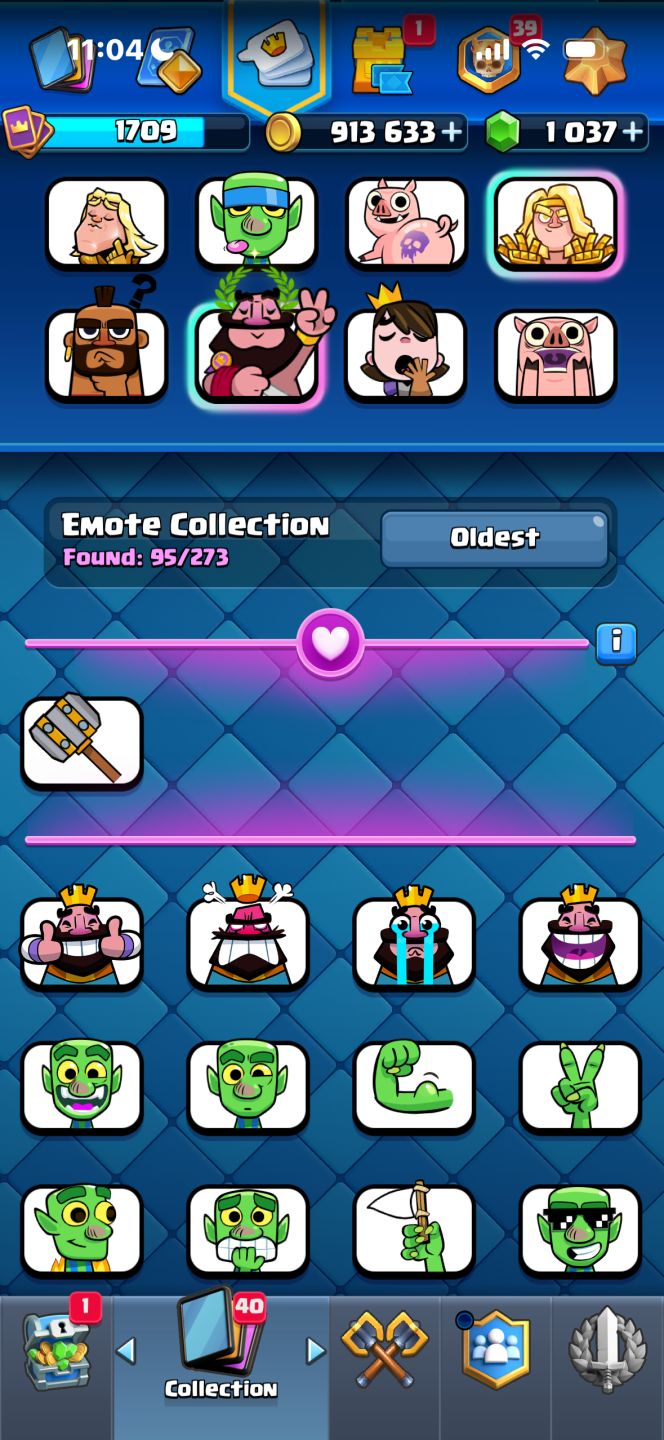 CONTA DE CLASH ROYALE MUITO GEMADA