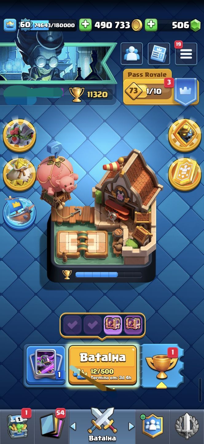 Conta Brawl Stars semi full 2018