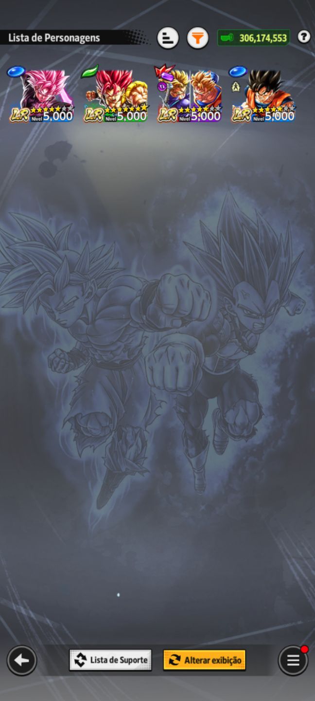 Conta Completa Dragon ball legends