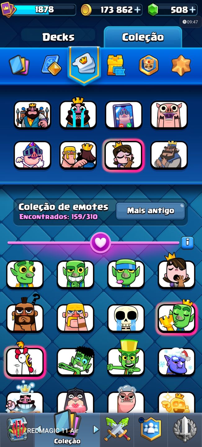 Conta Clash Royale LVL 16 14k troféus