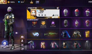 CONTA DE FREE FIRE (FF) PUNHO / ITENS RAROS E MUITO MAIS VEM NELA!!