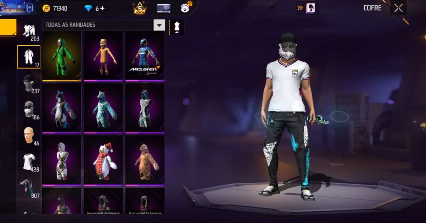 CONTA COM 2 ANGELICAL, BARBINHA E MT MAIS, NÍVEL 62.