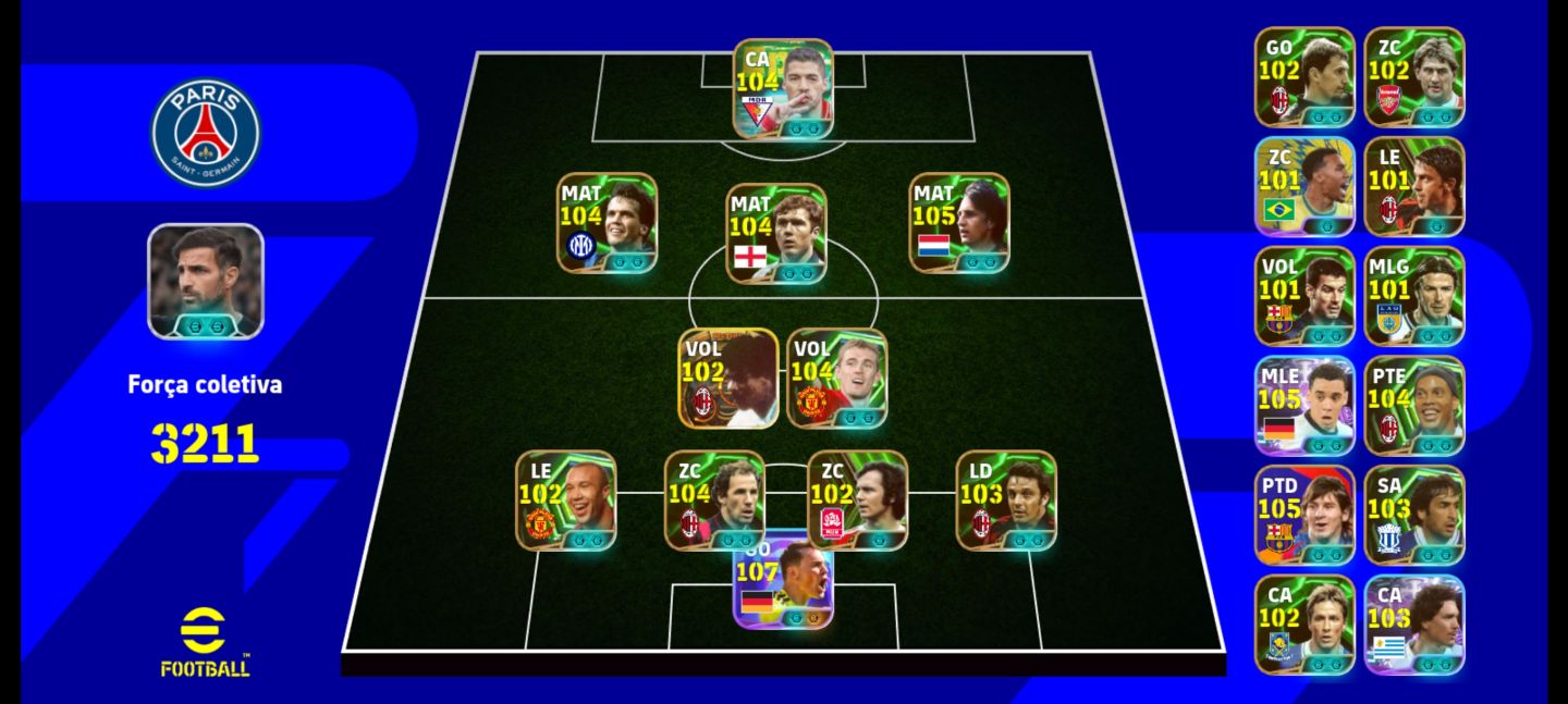 Conta Topzinha Efootball Mobile