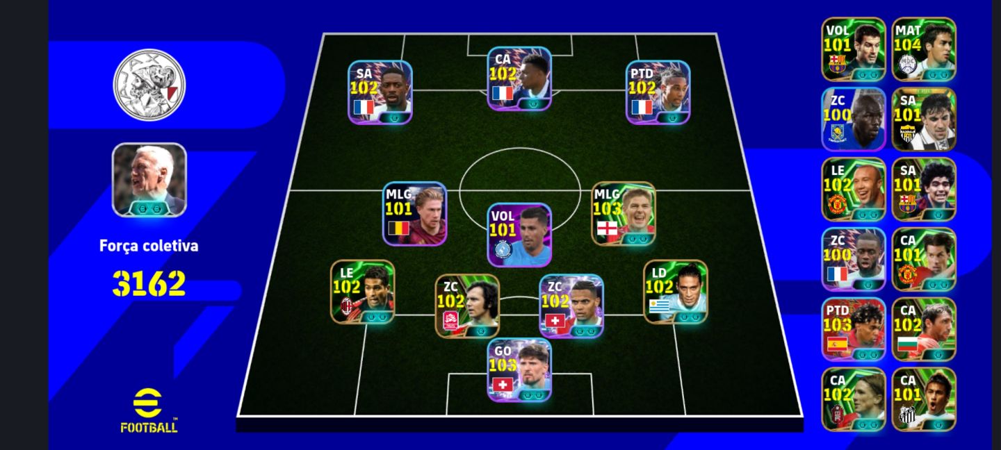 Conta efootball!