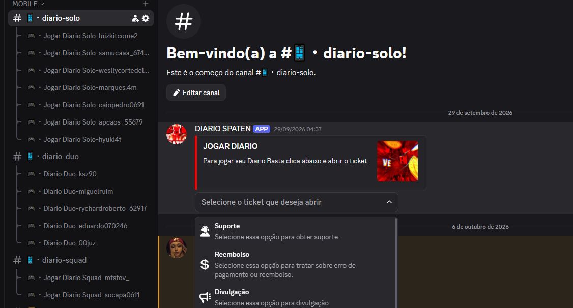 SERVIDOR DISCORD PUBLICO DE FREEFIRE