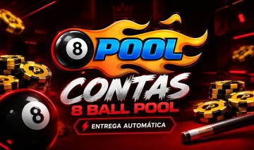ENTREGA AUTOMATICA - CONTAS 8 BALL POOL COM FICHAS - MAIS BARATO DO SITE