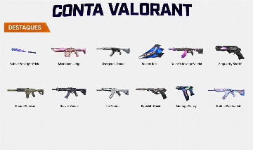 CONTA VALORANT 45 SKINS 2 FACAS REAVER ION MYSTBLOOM PLATINA 1 BR/FULL ACESSO!!!
