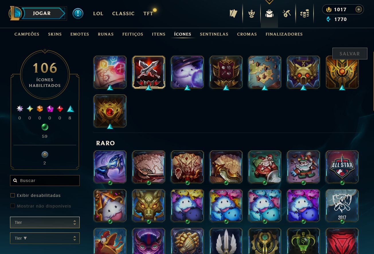 [ACESSO IMEDIATO] Ranked Open 121 Skins 125 Campeões 1K DE RP