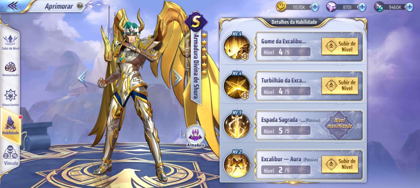 CONTA SAINT SEIYA AWAKENING