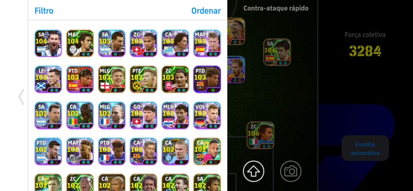 CONTA EFOOTBALL BOA +3280 DE FORÇA