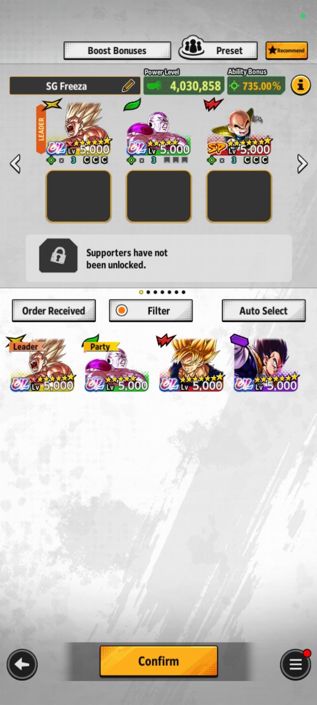 Conta Dragon Ball Legends Com Goku SSJ Ultra com 8 estrelas + Freeza Ultra