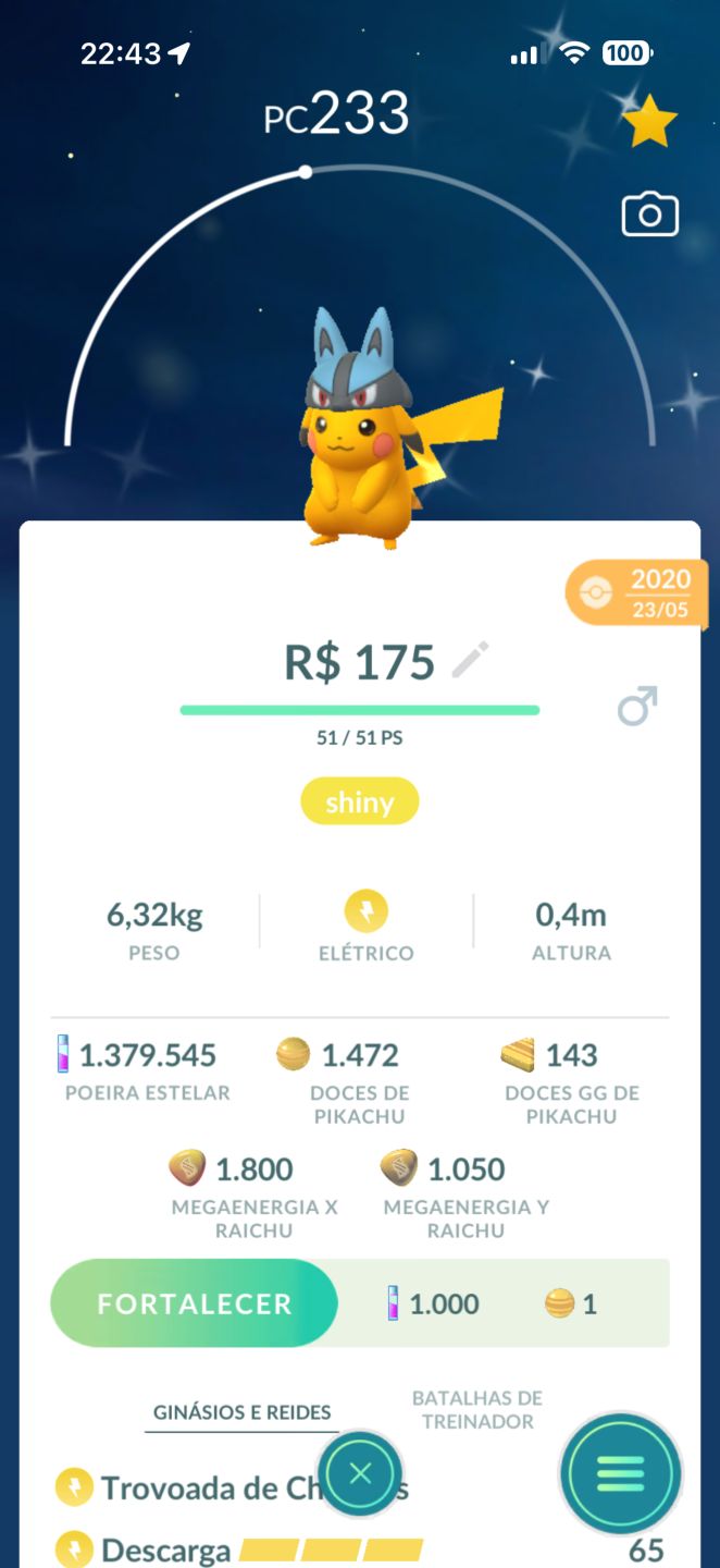 POKÉMON LENDÁRIO SHINY SUPER RARO