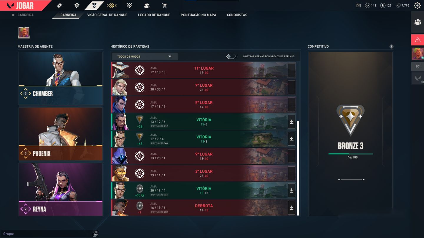 CONTA SMURF VALORANT | VANDAL ONI | BRONZE 3 | NÍVEL 30 | FULL ACESSO
