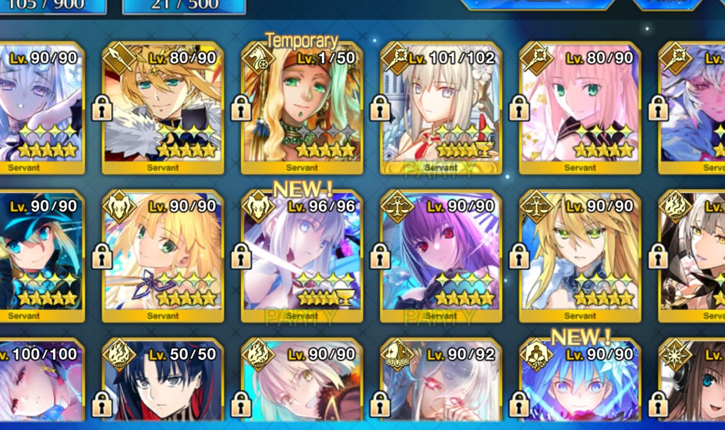 Fate Go America: Morgan, Merlin, Aesc, Jeanne Alter etc...