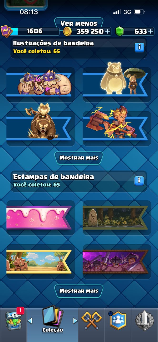 Conta Clash Royale, 8 ANOS, PASSE ATIVO, +16 EVOS, DECK LVL16, TORRE REI LVL16