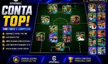 Conta eFootball com bom elenco e ótimo custo-benefício