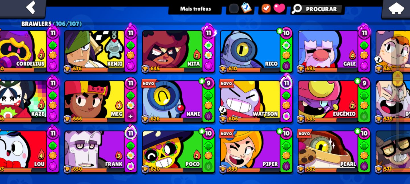 Conta Brawl Stars Rara 2019 60k Troféus | Todos os Brawlers (Sem o cosmo)