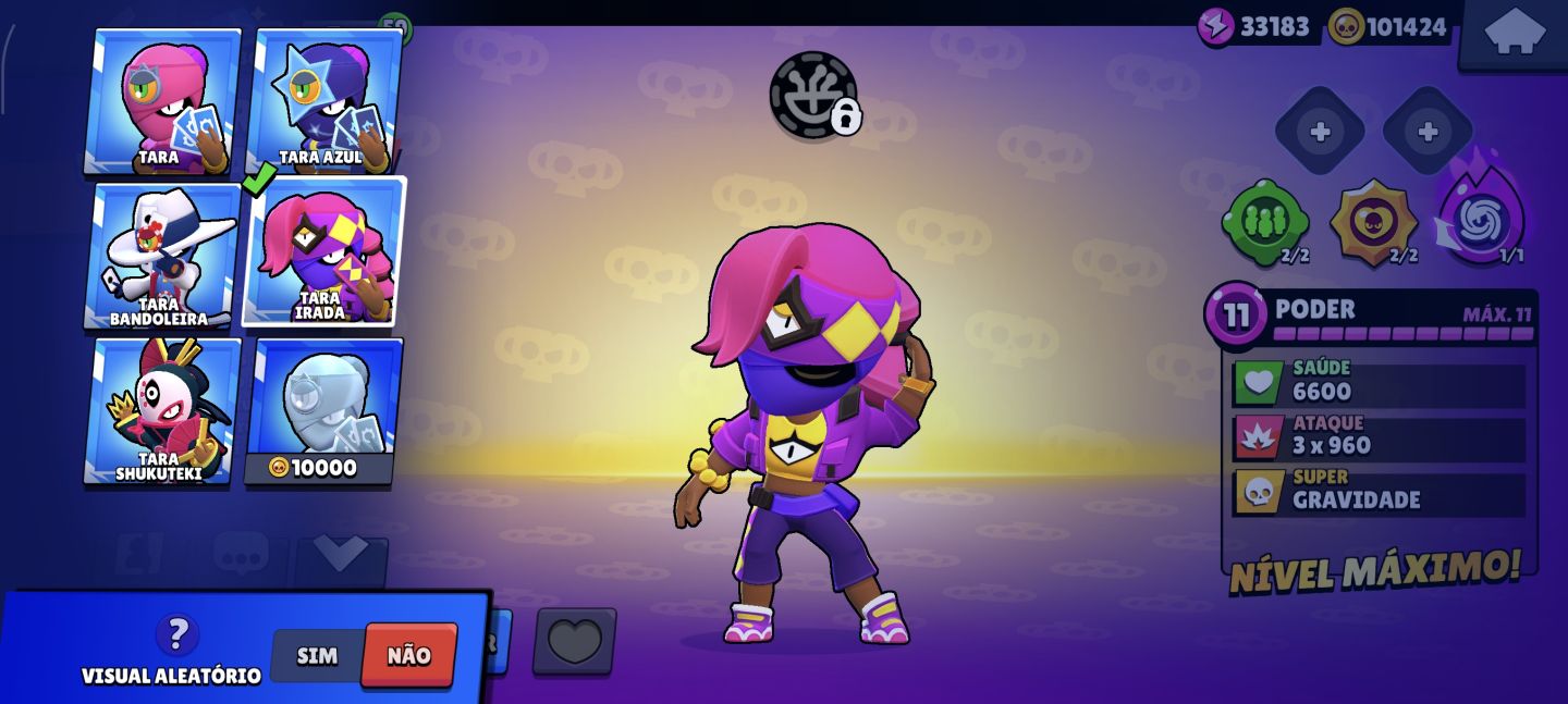Conta profissional de brawl stars 66K de Troféus