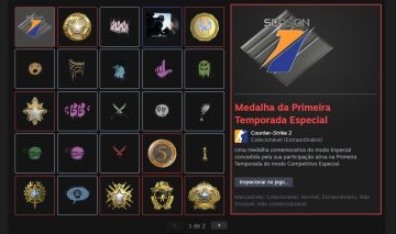 CS2 PRIME | 10 MEDALHAS | CONTA 2016 | NÍVEL 7 | ENTREGA IMEDIATA