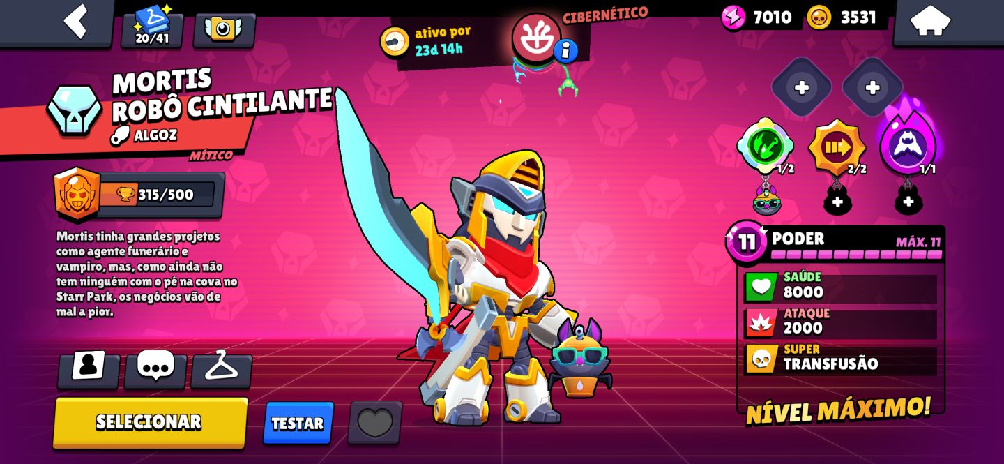 Conta boa de Brawl
