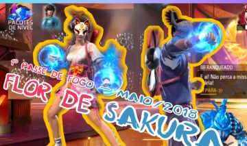 Conta Free Fire OG | Passe 1 Sakura + Angelical + Punho ICE + 15 OLD Incubadoras