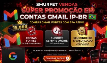 CONTAS GMAIL IP-BR /EMAILS NOTLETTERS