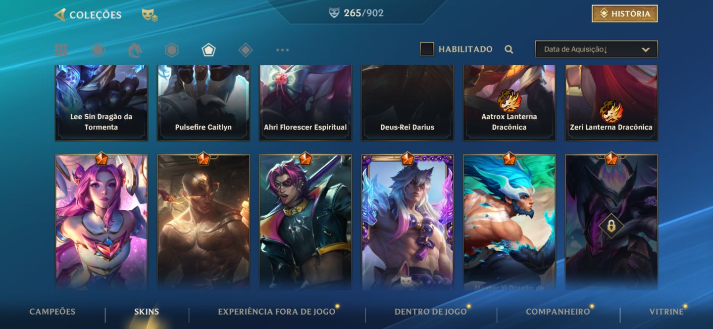 Conta wild rift ex top 1 lucian, lenda e monarca!! main adc e jungler e etc!