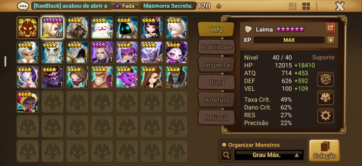 [DESAPEGO/EU] Conta SW Duplo LD5 | 500+ Invocações