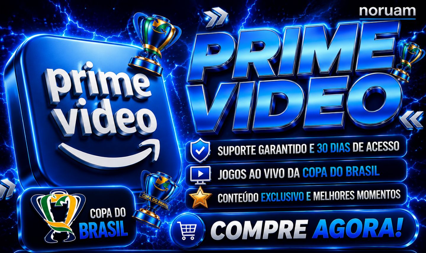 PRIME VIDEO ACESSO 30 DIAS + EXTRA INCLUSO