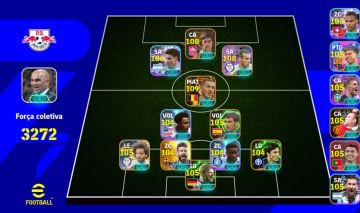 Conta Efootball APELONA/ Hazard 109, Bale 108, Gerd Muller 108 e MAIS JOGADORES