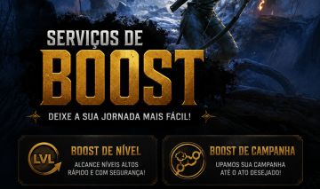 Boost de nivel e pedidos personalizados!