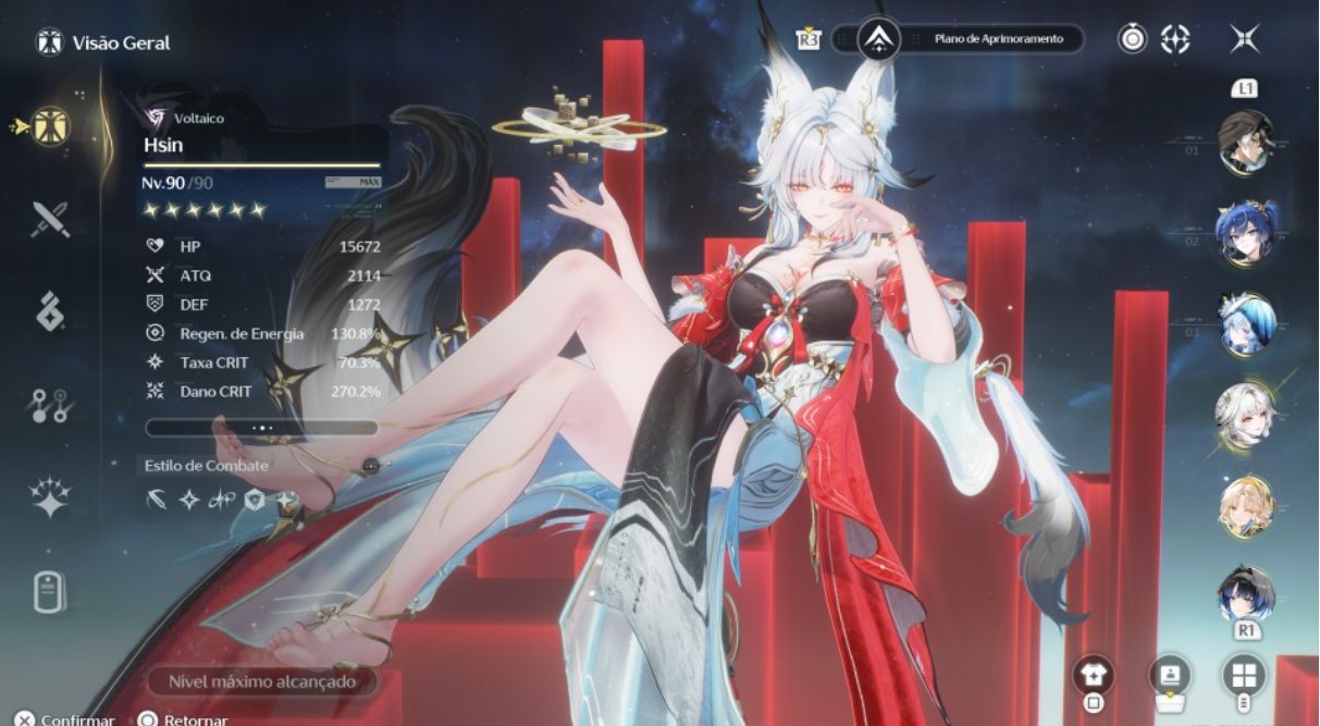 CONTA ENDGAME WUWA MUITOS PERSONAGENS E ARMAS / LV80 FAZ TODO O CONTEÚDO DO JOGO