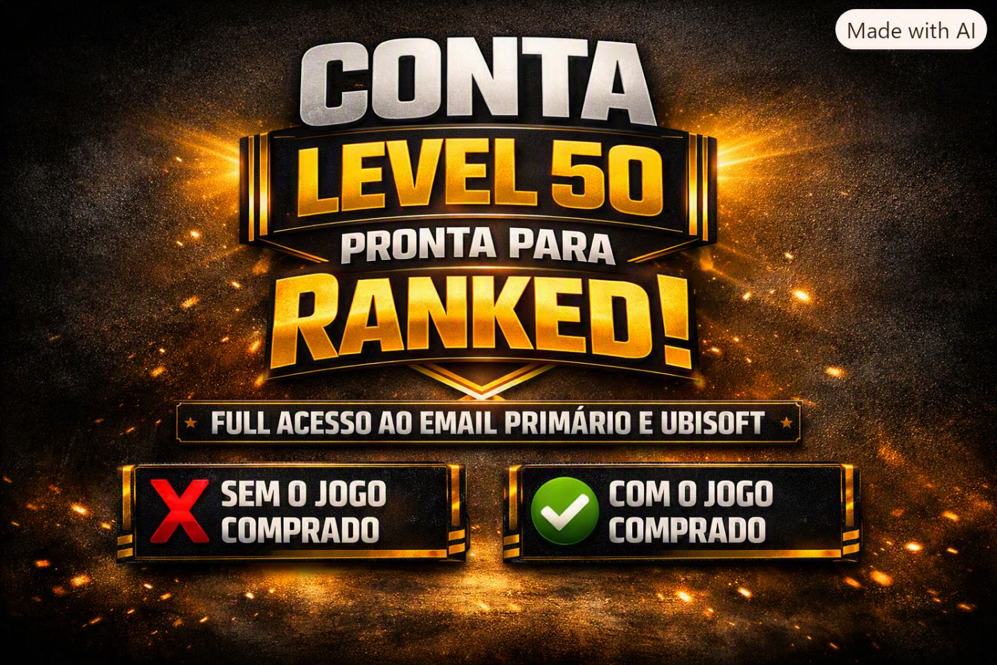 CONTA RAINBOW SIX SIEGE | ACESSO TOTAL | PRONTA PARA JOGAR |
