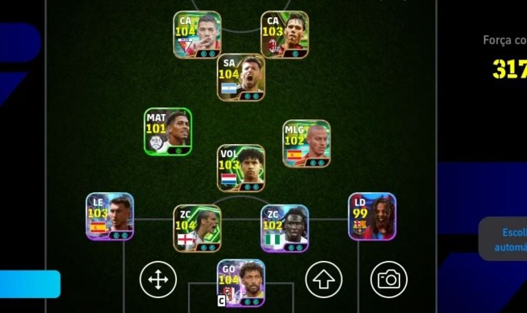 CONTA EFOOTBALL COM 2 BLITZ CURLER + ZAGA PAREDÃO