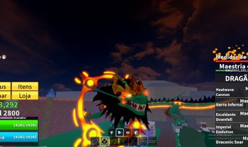 Conta de Blox Fruits Com Dragon Permanente v4 Muitas gamepass e itens raros