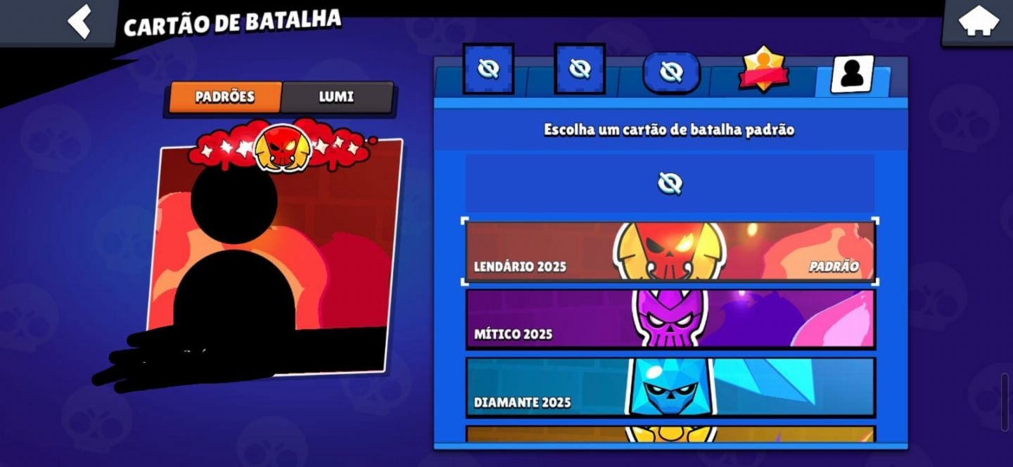 CONTA BRAWL COM 100 MIL TROFEUS, +200 SKINS, +50 BRAWLERS NÍVEL 11