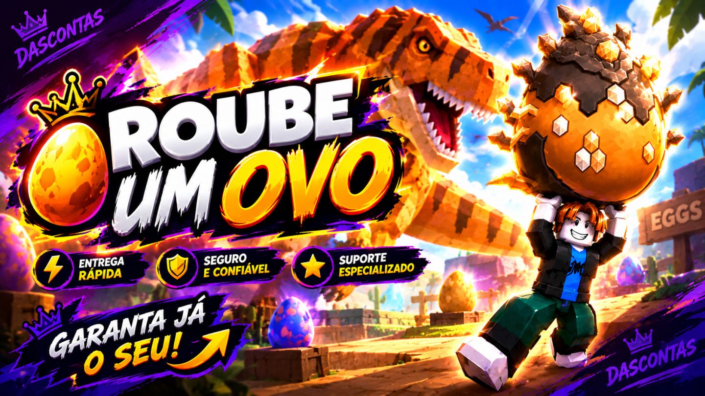 ROUBE UM OVO - STEAL AN EGG - ROBLOX - MELHOR PREÇO TODAS AS GAMEPASS 50% OFF