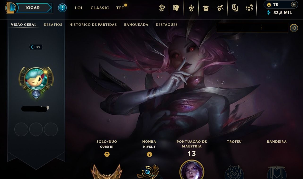 Smurf com 80% de Winrate, Conta Clean