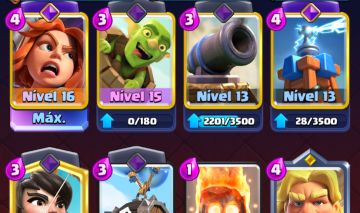 Conta Clash Royale 8622 troféus, 3.713k de gemas, torres lv14, valk evo(nv16)