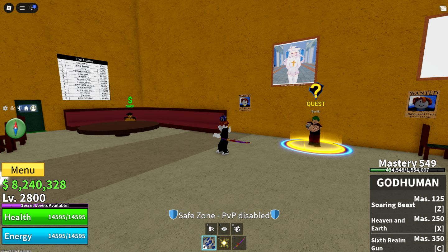 (PROMO) CONTA DE BLOX FRUIT