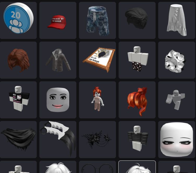 CONTA ROBLOX COM ALgumas COISAS e 400 robux na conta