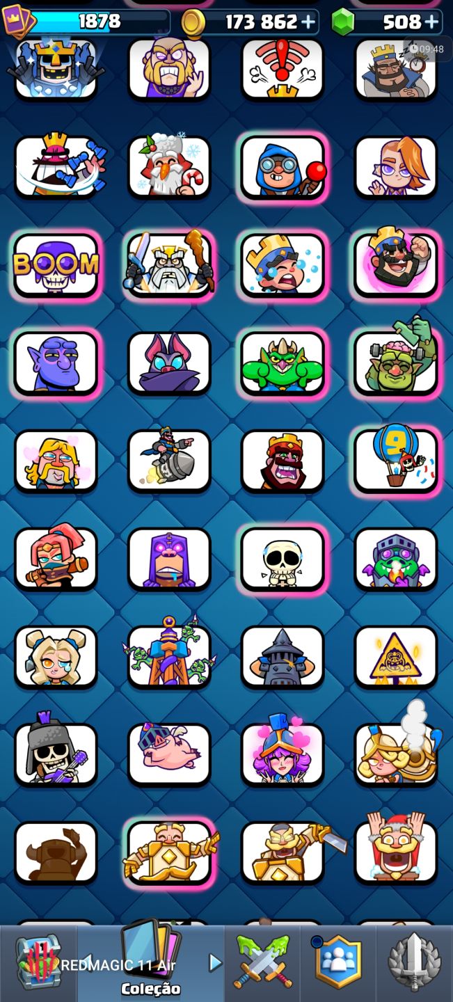 Conta Clash Royale LVL 16 14k troféus