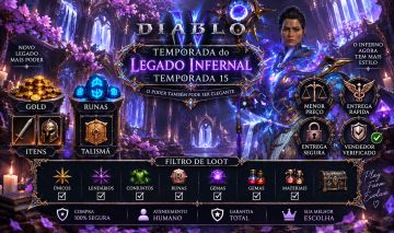 Diablo IV - Legado Infernal - Itens e Gold - S15